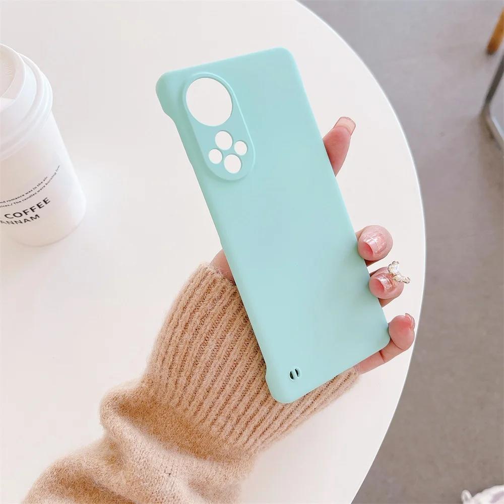 Candy Color Frameless Matte Case For Huawei Nova 9 8 Nova9 Nova8 Pro 5G Slim Hard Shockproof Bumper Cover
