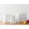 Fuji Horo konte Deep Square Container L, Lily White, KE-DL LW