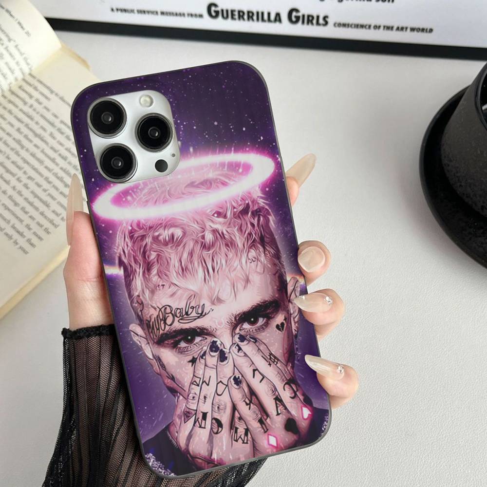 Emo Rapper Lil Peep For IPhone 17 16 15 11 12 13 14 Pro Max Plus Pro Corrugated Translucent Back Phone Cover