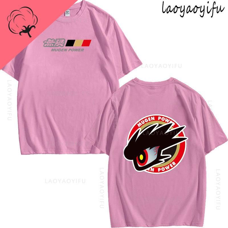 JDM Modified Car MUGEN POWER Theme 100Cotton Summer TShirt Printed Fashion Mens Womens Fashion High Quality Oneck Casual