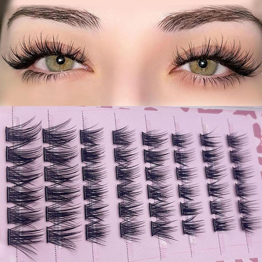 No Glue Needed Press On Lashes Self Adhesive Self Adhesive Lash Clusters  for Beginners