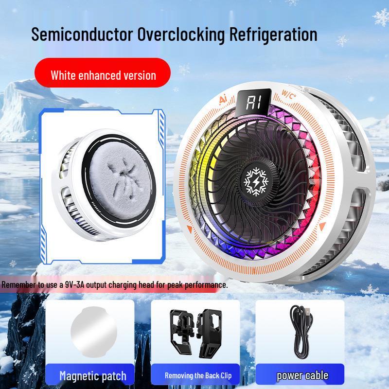TH25 AI Dual Display Magnetic Phone Cooler with Advanced Cold Control