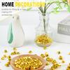 DomeStar 550PCS Gold Vase Fillers, Acrylic Fake Crushed Ice Fake Rocks Gold Nuggets Gems Plastic Diamonds for Vase Fillers Centerpiece Table Scatter