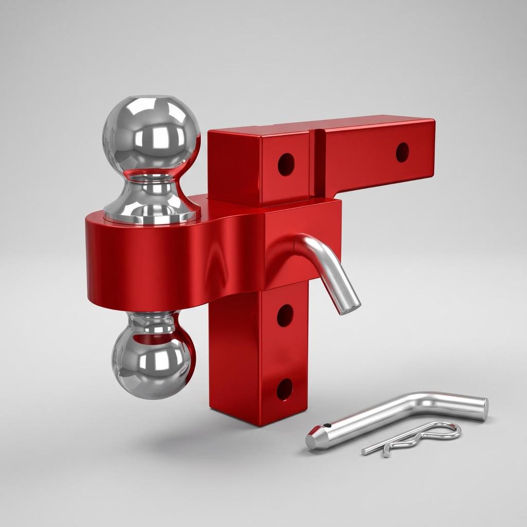 Dual Ball Coupler Forged with Balls Secure for Towing