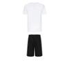 Adidas Taekwondo Round Neck Pullover Short Sleeve T-Shirt Comfortable Simple Fashion Shorts Casual Sports Suit ADICLTS24CTK-WG+S21ATMSH2T-BW