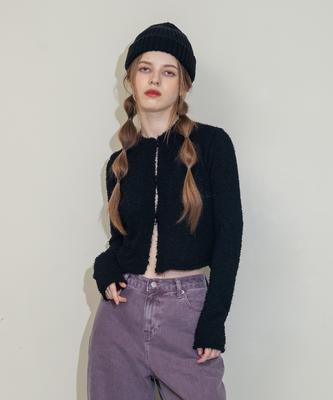 UNUSUALNORMAL Janet Button Knit _Black