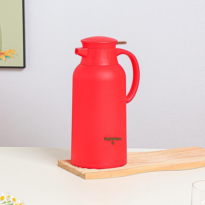 Portable Thermos Flask with Temperature Display, Large Capacity, Glass Liner, Insulated for Home, Dorm, or Travel Use
