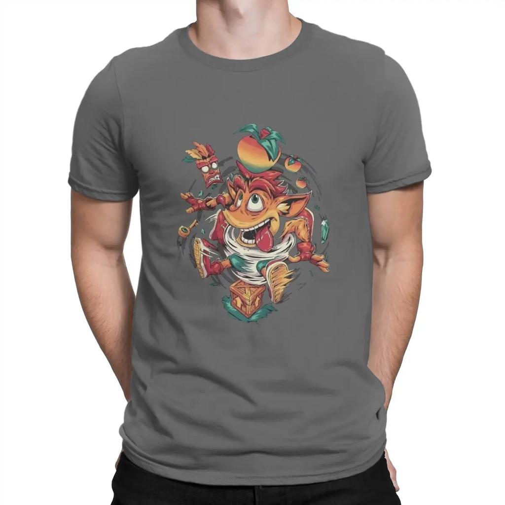Crash Bandicoots TShirt Fun Distinctive T Shirt Original Streetwear New Trend Unisex