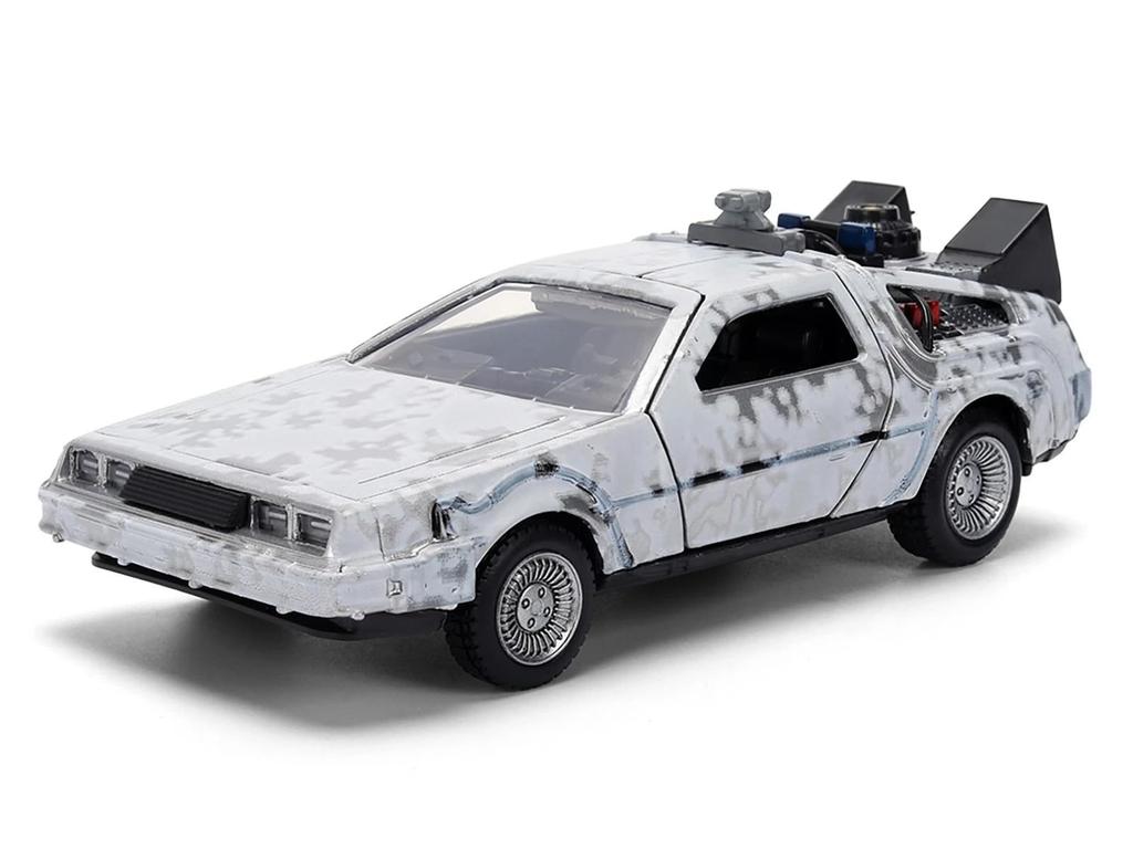 JADA TOYS 1/32 Scale Back To the Future 40th Anniversary DeLorean Time Machine Truck Package Hollywood Rides [Parallel Import]