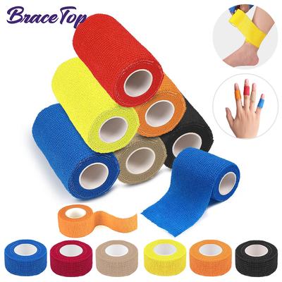 Bracetop 4 5M Buntes Elastisches Sportbandagen Selbstklebende Knie Knöchel Unterstützung Kinesiologie Tape für Fitness