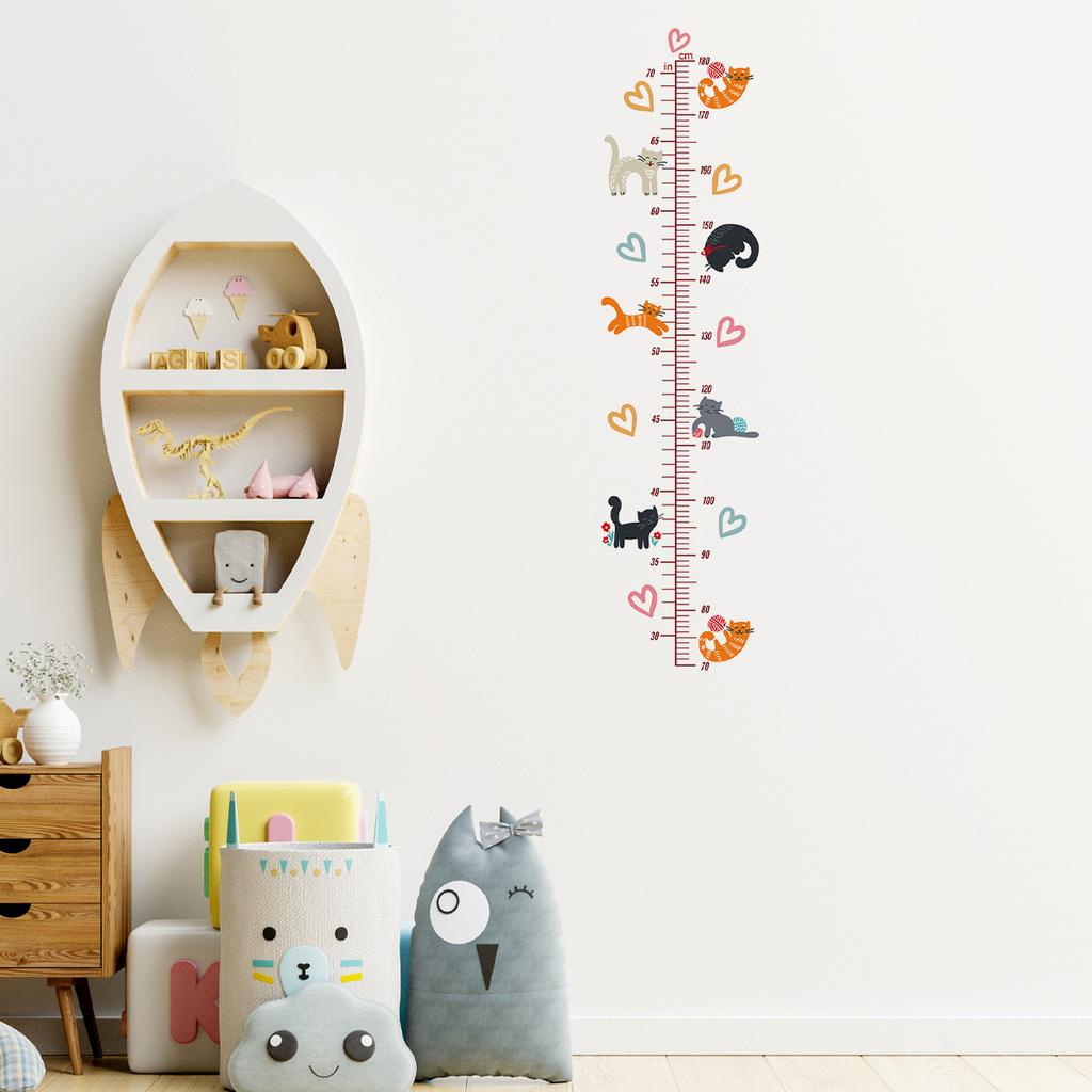 Höhe Wandaufkleber Selbstklebend Durchscheinend Kinder Messaufkleber Höhe Wandaufkleber Kinderzimmer Wanddekoration