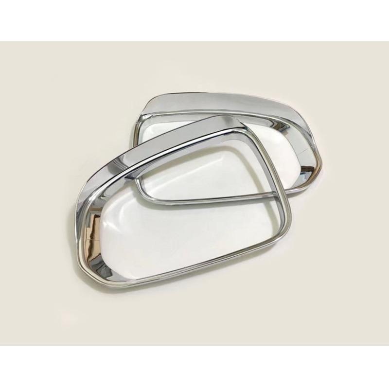 Car Stick Rearview Side Glass Mirror Trim Frame Rain Shield Sun Visor Shade Eyebrow 2pcs For Volvo XC60 2018