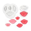 DIY Silicone Mold: 8-Cavity Heart & Lips for Chocolate, Fondant, and Epoxy Resin. Perfect for Valentine's Day Cake Decorations.