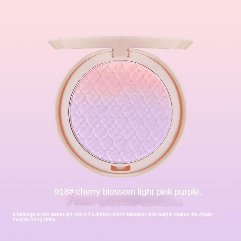 

Румяна с тройным градиентом Matte Fine Flash Contour Palette Blush Фиолетовые румяна Синие персиковые кремовые абрикосовые румяна 918#