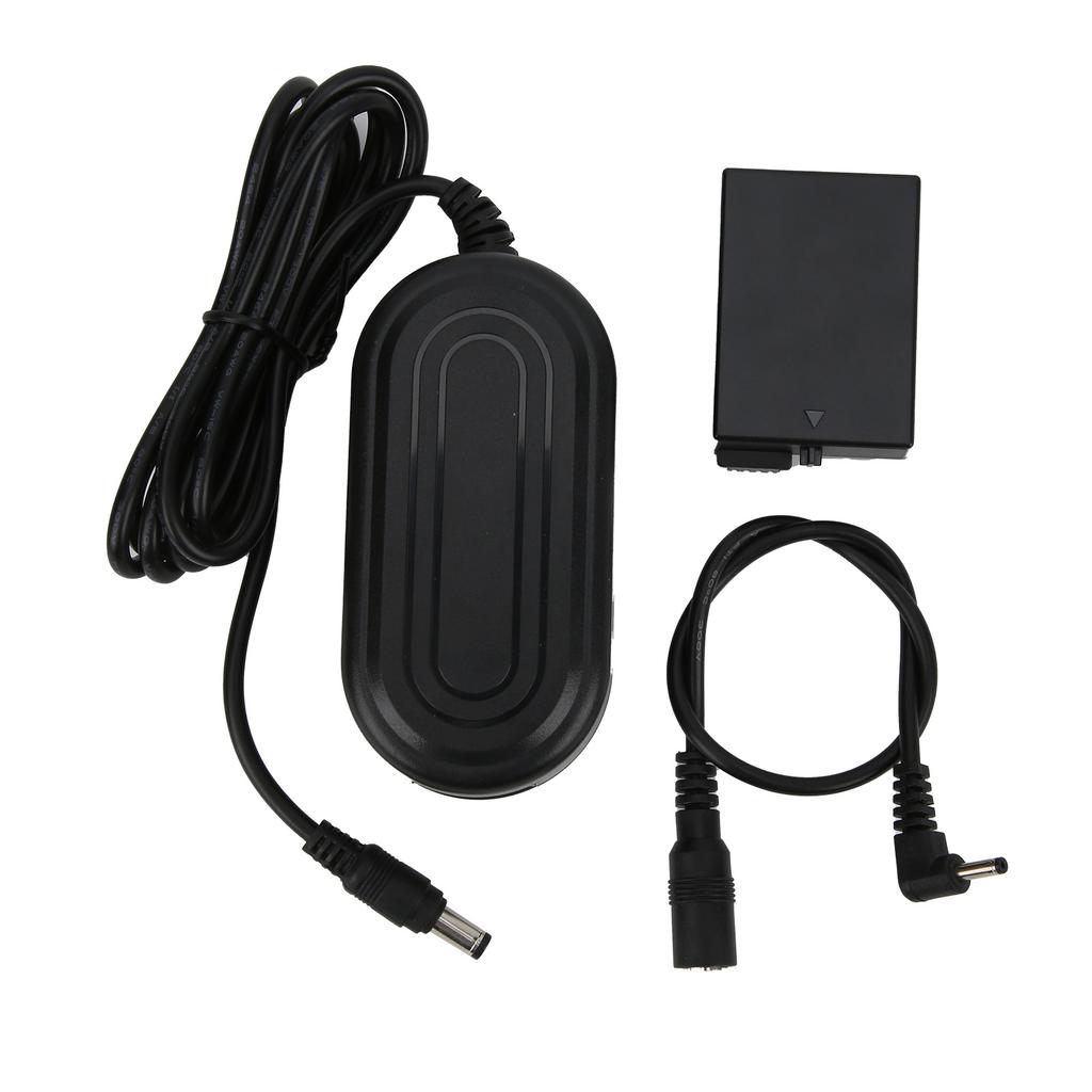 AC Adapter Power Supply and LPE8 Dummy Battery DC Coupler Kit for Canon 550D Camera