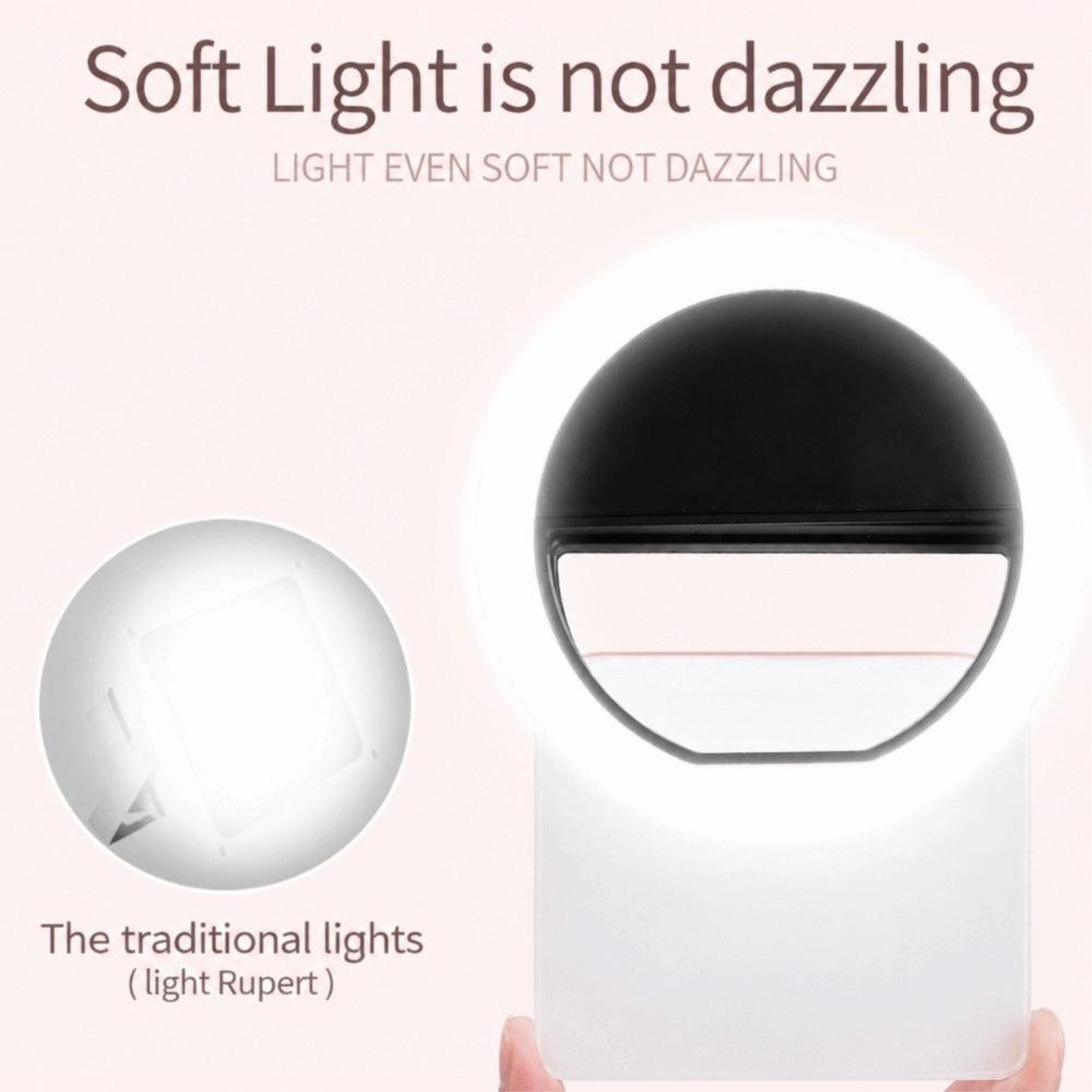 Round Shape Ring Fill Light Adjustable Brightness Selfie Ring Light Live Broadcast