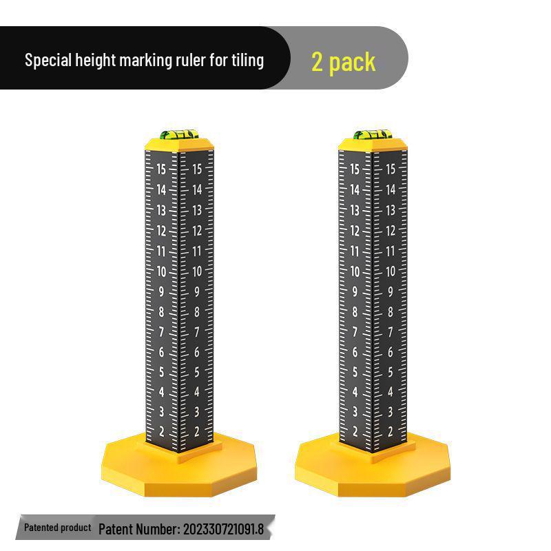 Régua de Nivelamento a Laser de Precisão de Quatro Lados à Prova de Queda para Assentamento de Tijolos