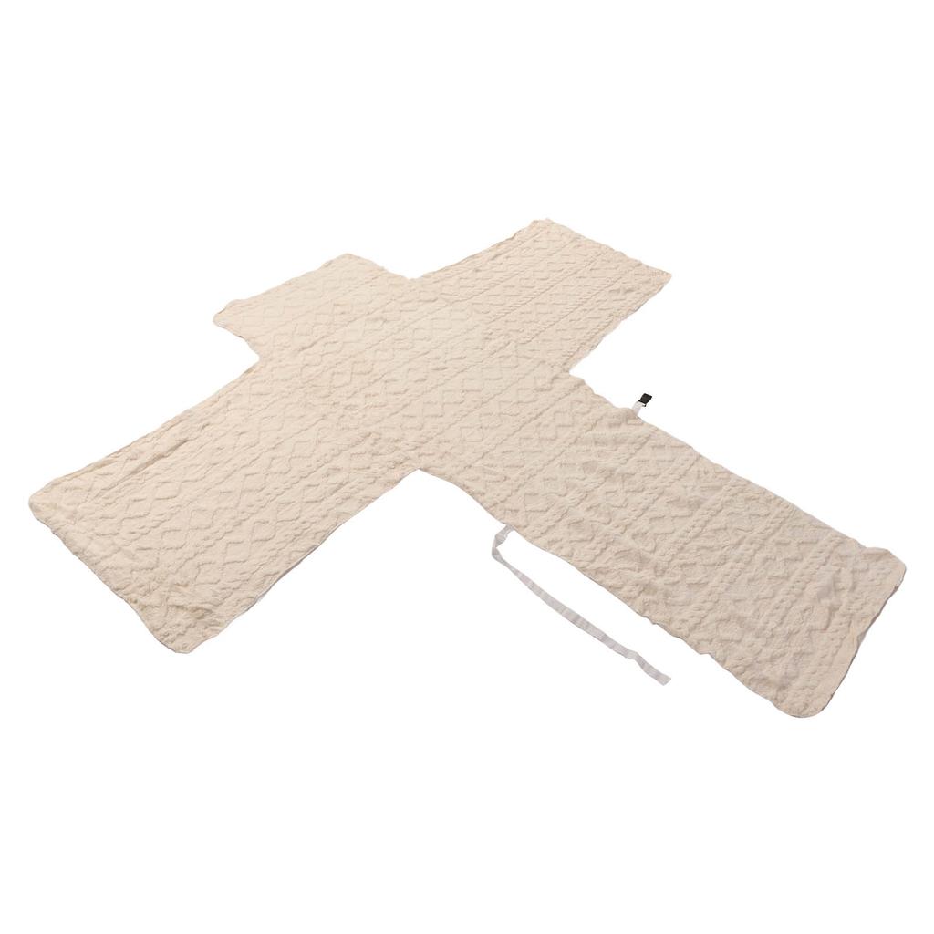 Sesselbezug Dick T-Form Beige Rutschfest Wendbar Sicher Einzelsofabezug für Familie