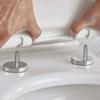 Universelles Toilettensitzscharnier 1 Paar mit oberen Befestigungsschrauben & Dübeln