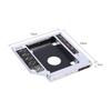 12.7mm Aluminum SATA HDD SSD Enclosure Hard Disk Drive Bay Caddy Optical DVD Adapter for Laptop