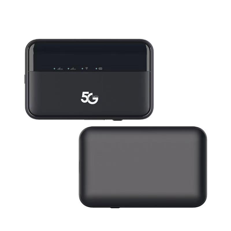 5G Portable WiFi 6 Dual-Band Router with SIM Slot & 10000mAh Battery