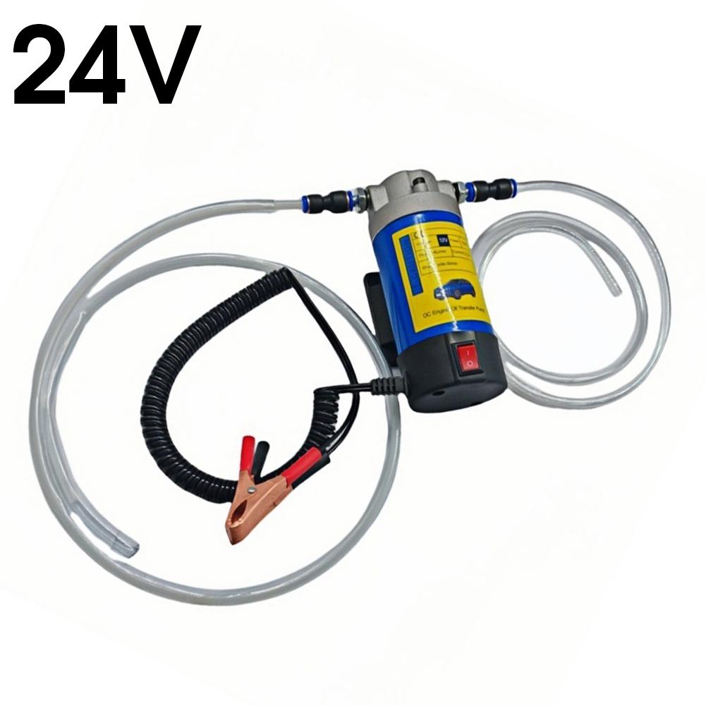 12V/24V Portable Oil Pump Electric Gear Oil Extractor Oil Transfer Pump With Outlet Hose For Cars Motorcycles Marine