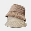 Autumn Winter Men Women Thermal Quilted Hat Fisherman Hat Basin Cap Bucket Hats