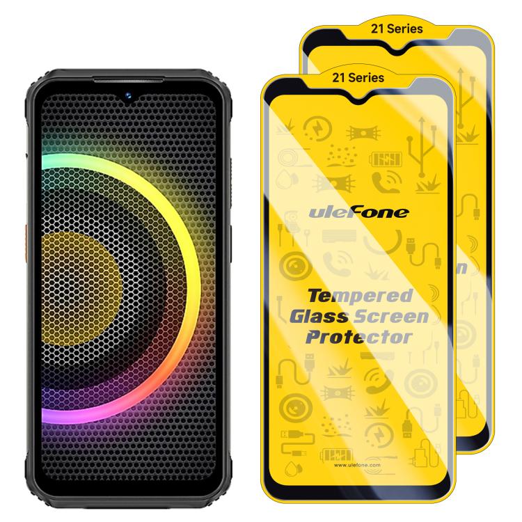2 pezzi / Confezione Ulefone 9H HD Anti Impronta Vetro Temperato Proteggi Schermo