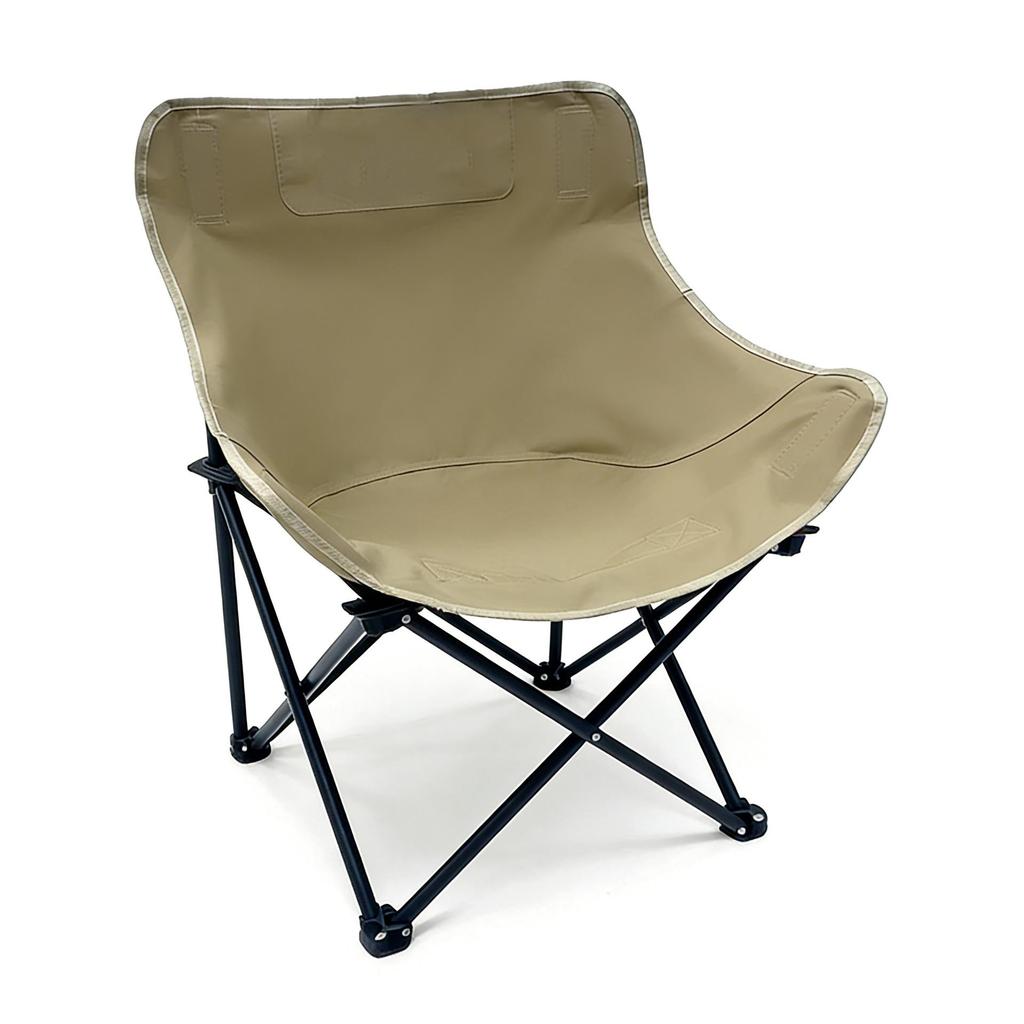 Moon Chair Set: Portable Outdoor Folding Chairs & Fishing Stool (3-Piece)