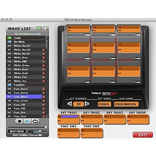 Roland SPD-SX Sampling Pad, Electronic Percussion, Hybrid Drum Pad, Black