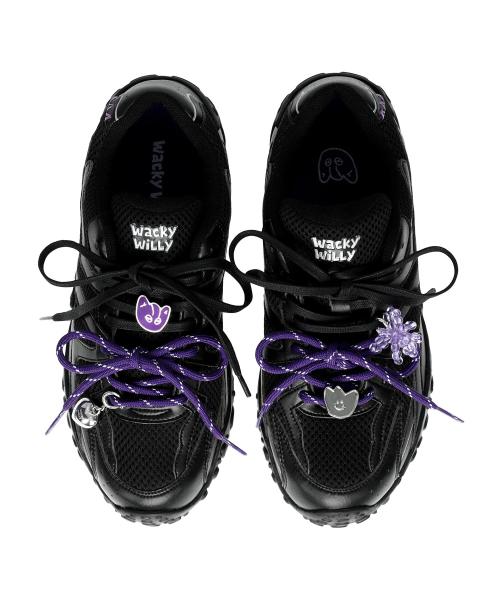 [WAKIEWILLIE] Leo Low Sneakers Black [Shipped from Korea] 100% Authentic