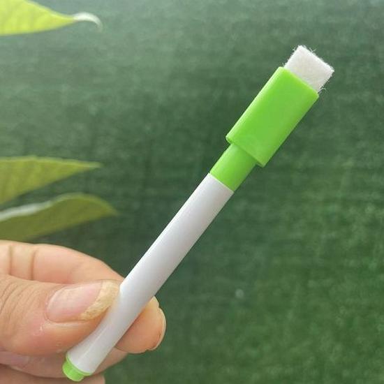 

Черный креативный маркер для белой доски со стираемыми чернилами на водной основе и кистью, печать логотипа на заказ зелёный