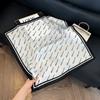 New silk scarf women's fashion versatile high-end small square scarf Korean version neck protection scarf spring and autumn retro scarf binding bag