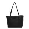 Fashi Solid PU Simple Messenger Bag for Women New Style Large Capacity Commuter Shoulder Bag Hot Selling Niche Top-Handle Bags