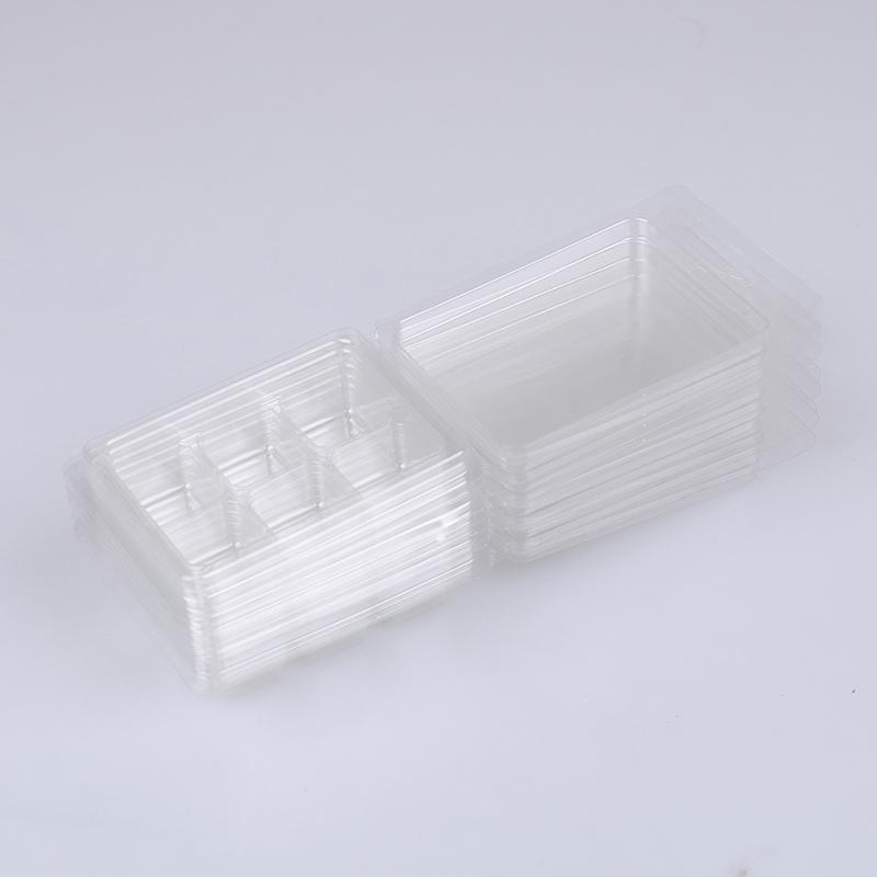 10Packs Wax Melt Molds Clear Wax Clamshells Wickless Wax Melt Candles Boxes