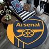 Arsenal Pattern Round rug,Carpet Rug for Living Room Bedroom Playroom ,Non-slip Floor Mat,Holiday Gifts and Birthday Gifts.