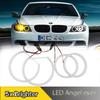 4Pcs RGBW Angel eyes Kit Halo Rings Cotton Light For BMW E90 Dynamic Daytime Running Lamps Bluetooth App Control Car Accessories