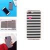 Slim Ultra Blackwhite Stripe Silicone Tpu Phone Case Cover For Iphone X 8 Plus