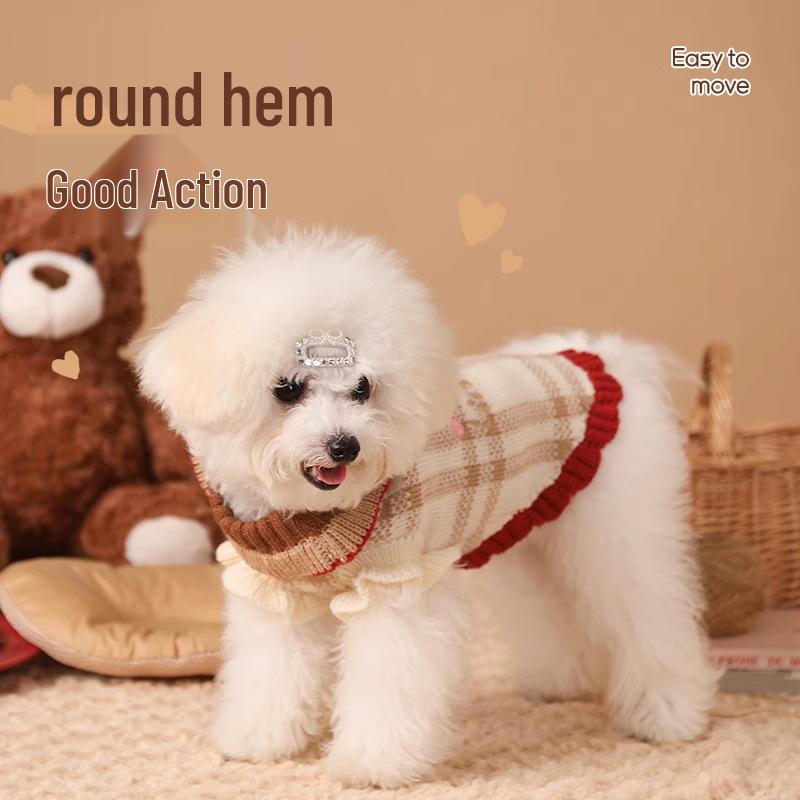 Pet Winter Sweater for Small Dogs & Cats - Cozy Warm Clothing for Autumn & Winter