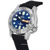 RATIO FreeDiver Professional Herrenuhr mit saphirblauem Sunray-Zifferblatt und automatischem RTF019 500M
