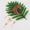 Natural Crystal Butterfly Wind Chime: Moon Pendant & Sun Catcher for Home & Garden T85