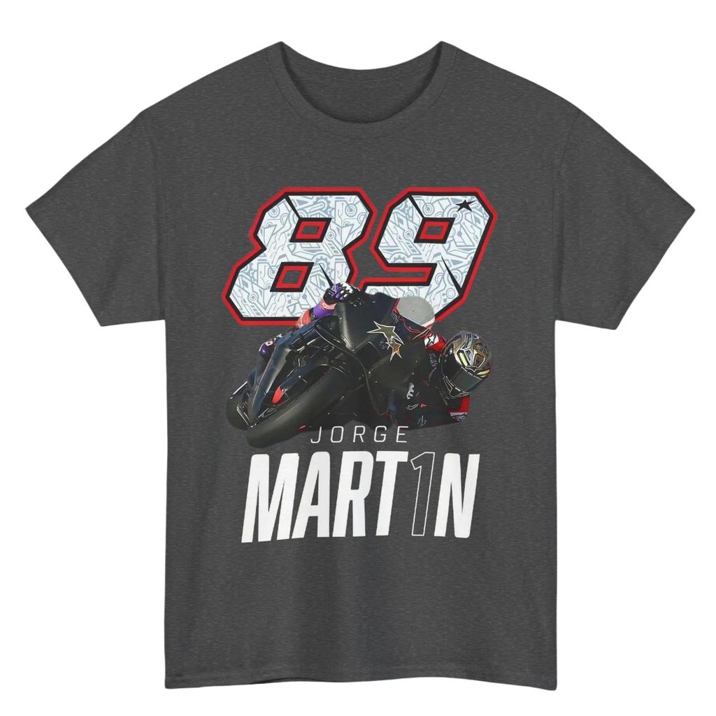 89 Jorge Martin Camiseta Gráfica Unisex Oversize 100% Algodón Unisex Cuello Redondo Manga Corta Y2k Popular Estilo Callejero Moda Camiseta Nueva