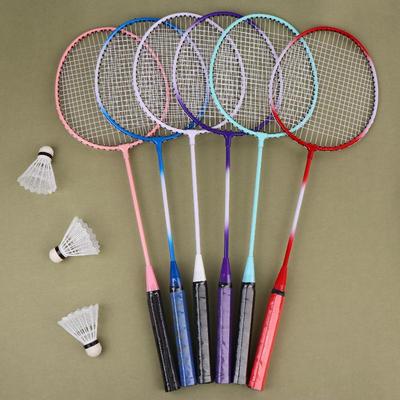 New 1Set Beginners Badminton Professional Training Durable Leisure Sports Racquet Durable Badminton Racket Set
