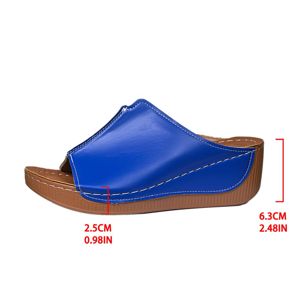 Fashion 2024 Summer New Slippers Beach Soft Heels Sandals Platform Summer Fashion Casual Designer Slippers Slides Women Shoes for Women