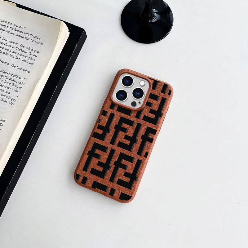 Letter F Lichee Pattern Phone Case For iPhone 17 Pro Max Air 16 16e 15 14 13 12 11 Pro Max Plus X XS MAX XR Back Cover