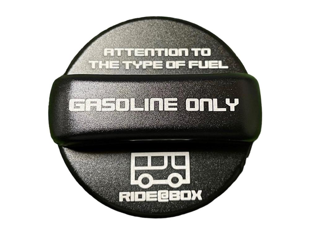 Fuel Cap Aluminum Fuel Filler Adhesive for Fits Toyota Ace 200 Series RIDE@BOX Cover Cap, Black, Type, Gasoline, Hiace/Regius