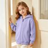 Kids Zip-Up Hoodie for Boys and Girls, Color Long Sleeve Casual Top