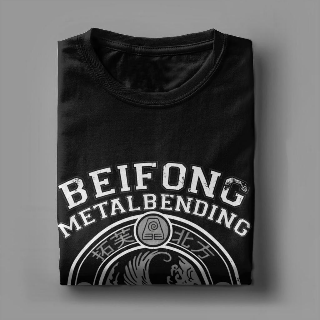 Printed Basgiath War College Tshirts Men's Cotton Short Sleeve Beifong Metalbending Academy Round Neck Summer Top Tee
