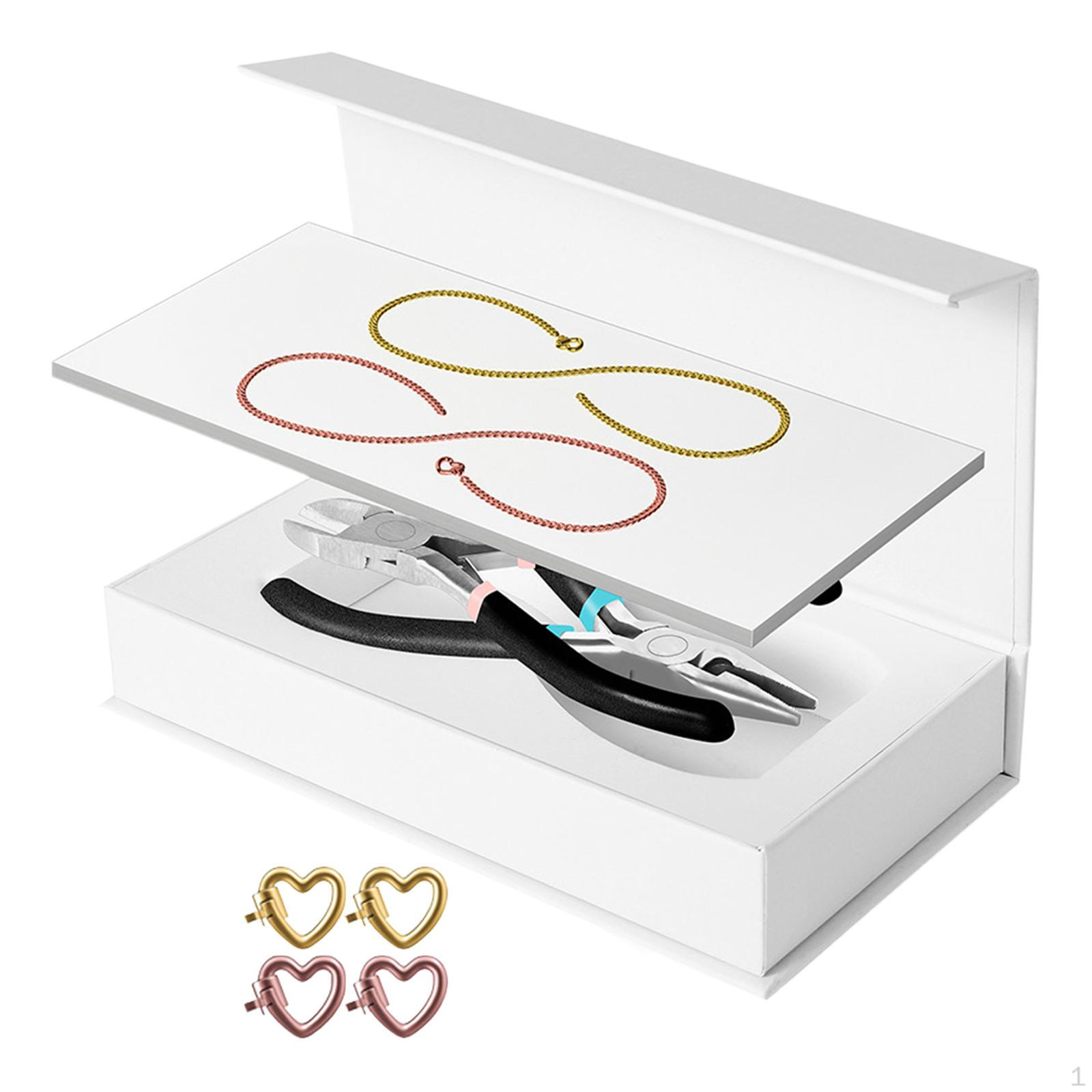 

Permanent Bracelet Kit Making Classic Unique Portable Trendy DIY Locked Gifts for 1 Gold 1 Rose Gold