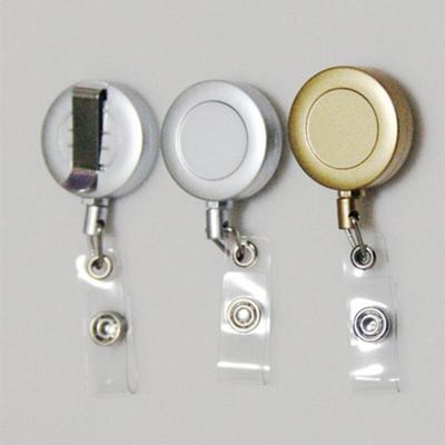 Plastic Badge Reel for Access Card Retractable Chain Work Card Keychain ID IC Card Holder Id Badge Reel